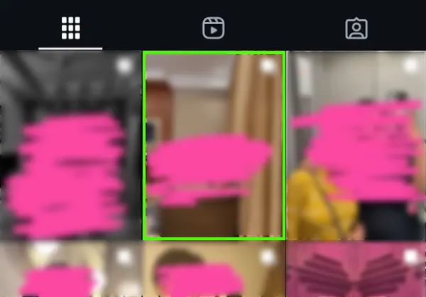 Select and go to an individual post
