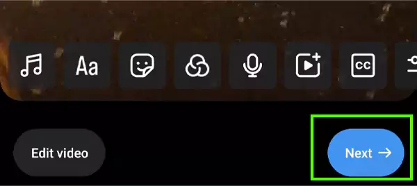 Tap Next