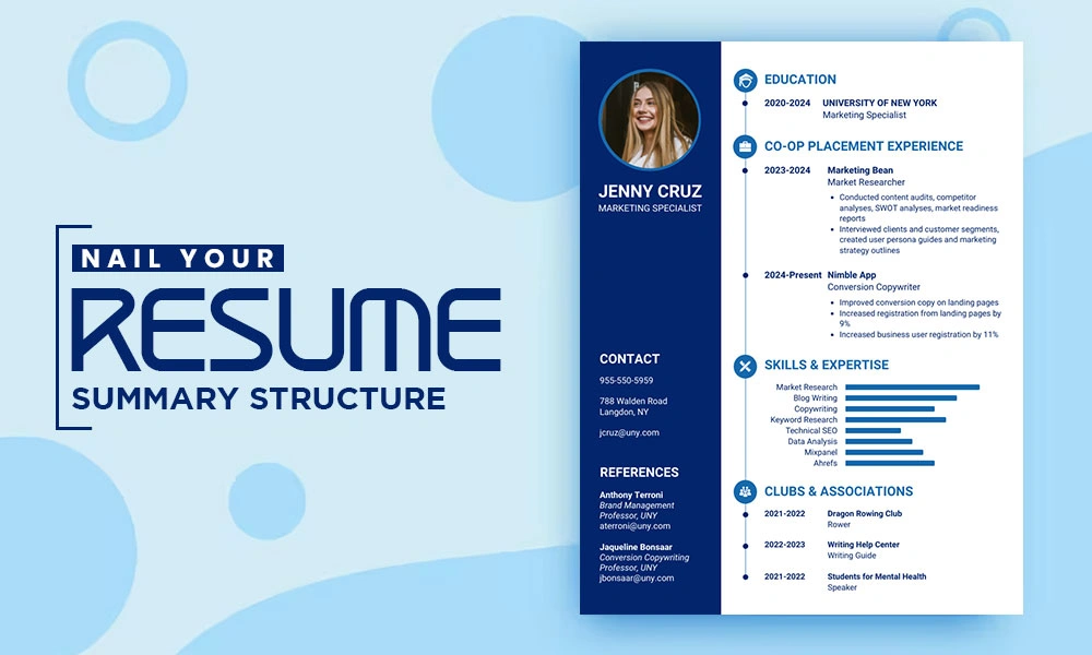 nail your resume summary structure