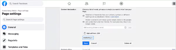 Comment moderation