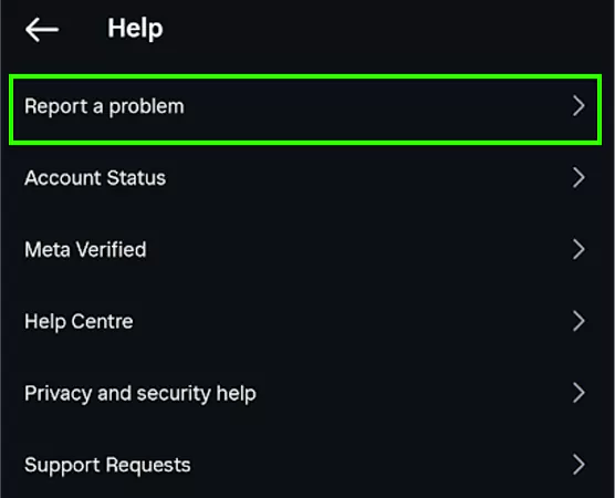 Report a Problem