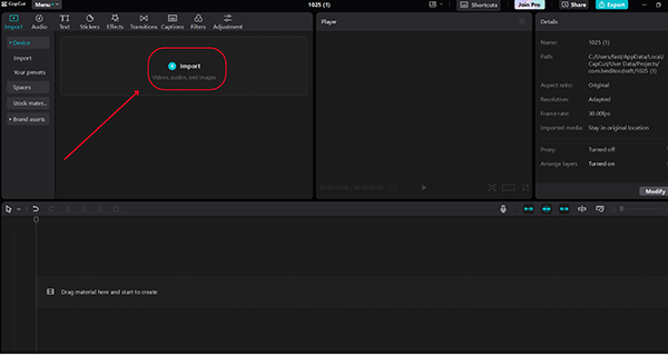 import files
