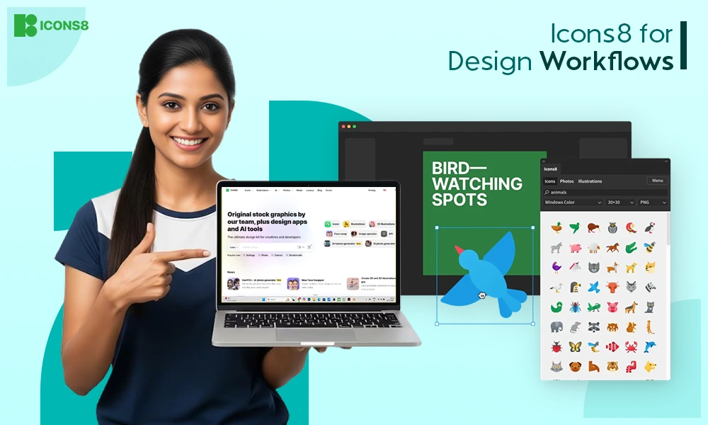 icons8 for design workflows