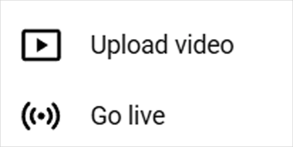 Tap on Upload video