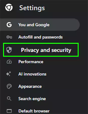 Choose Privacy and security