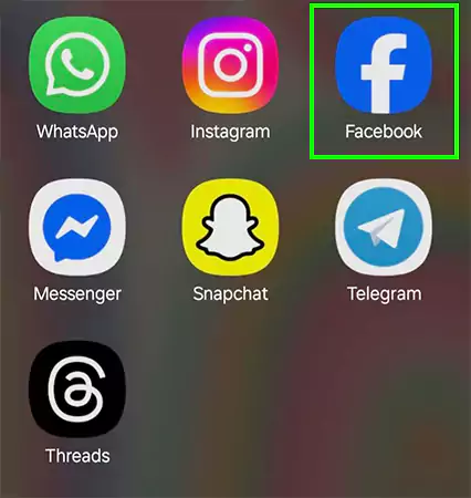 Launch the Facebook app on your device