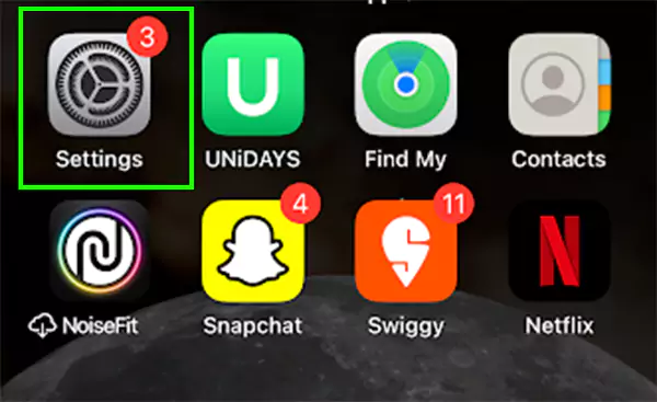 Navigate to Settings