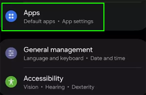 Open Apps