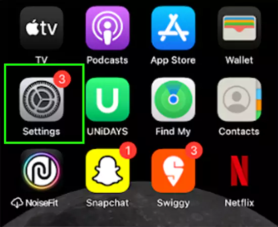 Open Settings