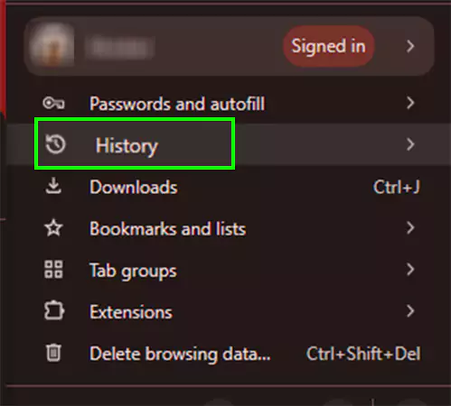 Select History