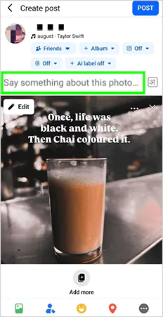 Write something about the picture or whats on your mind at that time