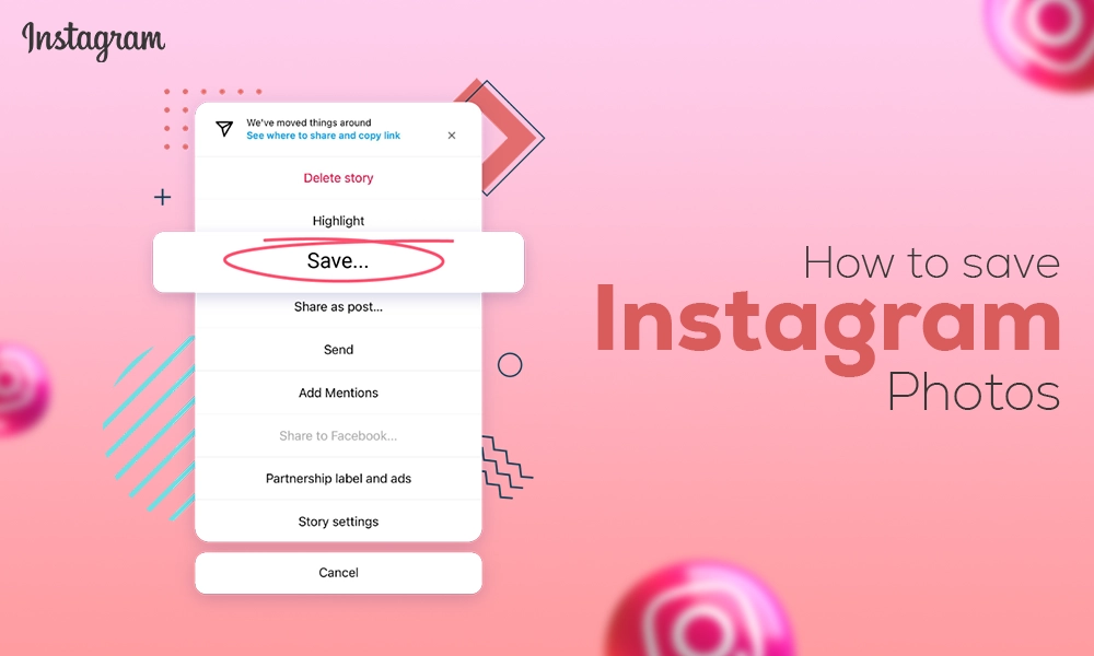 how to save instagram photos