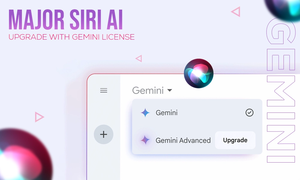 major siri ai upgrade with gemini license