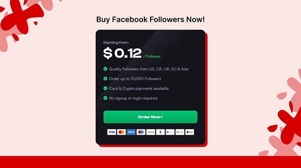 Buy Facebook followers now