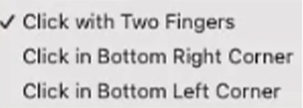 Click on the appropriate option