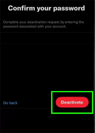 Select Deactivatee