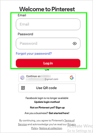 Sign in to your account