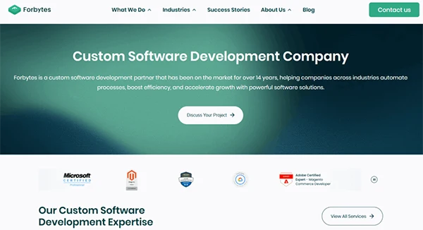 custom software devlopmet company