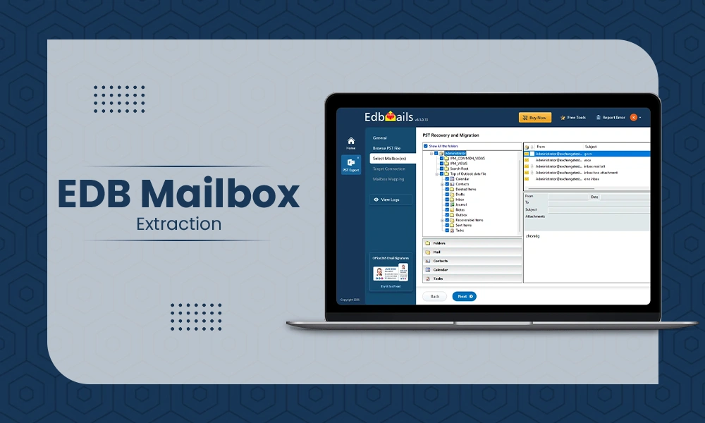 EDB Mailbox Extraction