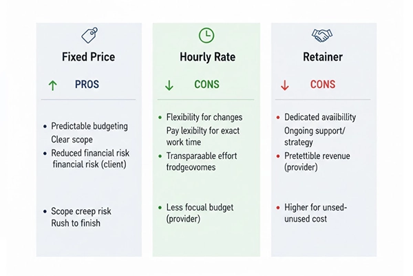 Pricing model comparison