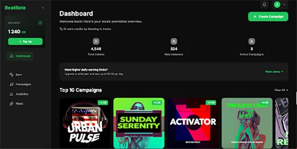 real Spotify streams 