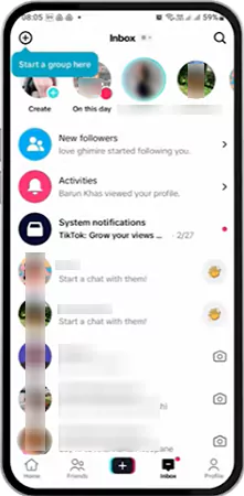 TikTok Inbox