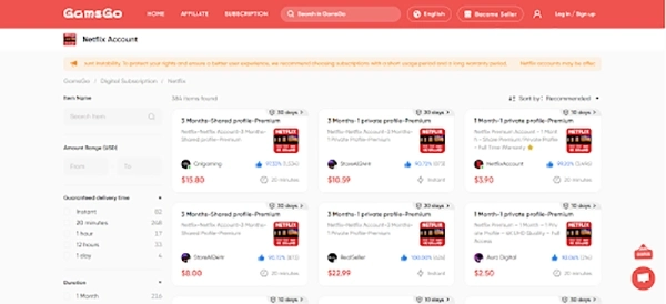 Buy Netflix Premium cheap