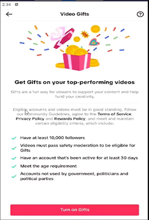 Eligibility criteria