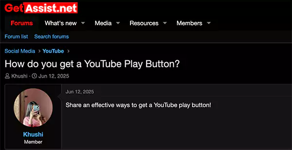How do you get a YouTube Play Button