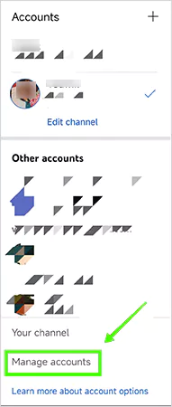Manage Accounts and Google