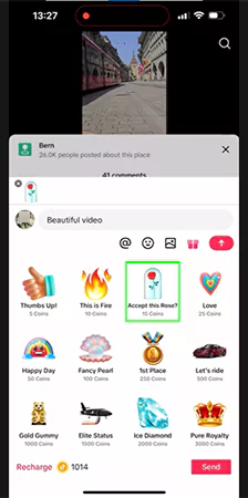 Select your gifting option