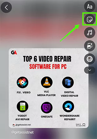 Sticker Smiley Face Iconss