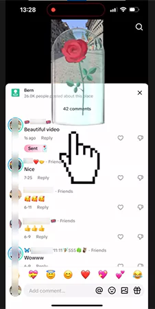 The gift is now sent