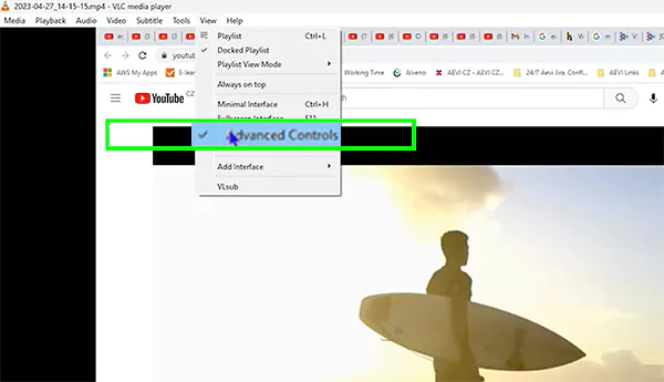 Click on Advanced Options