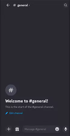 Open Discord on your device