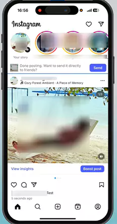 Post is live with audioo
