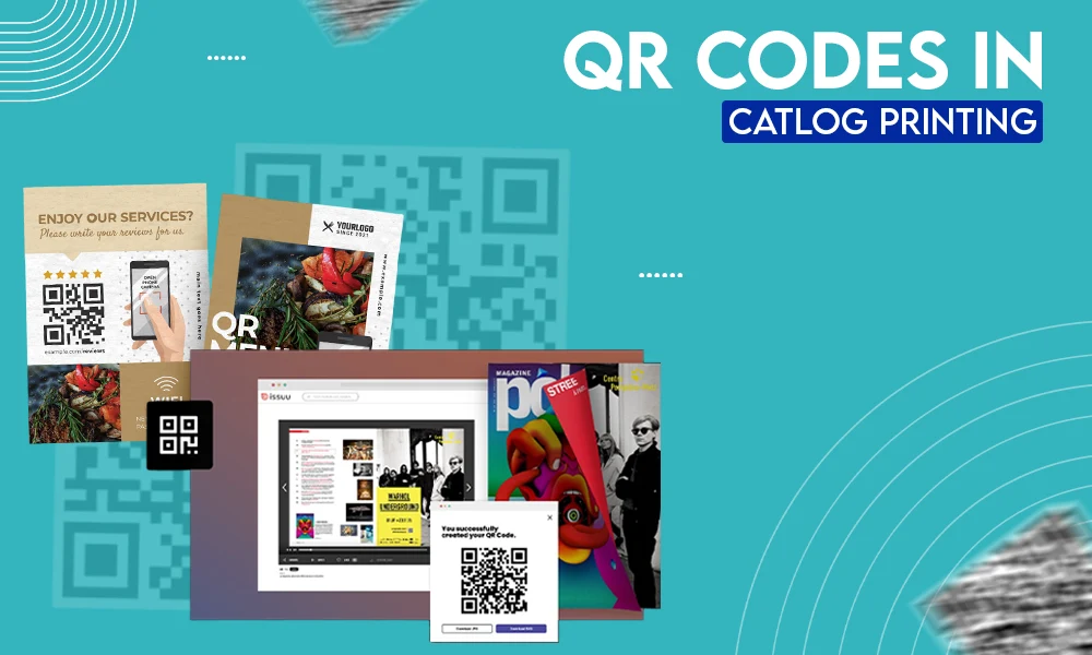 QR codes in catlog printing