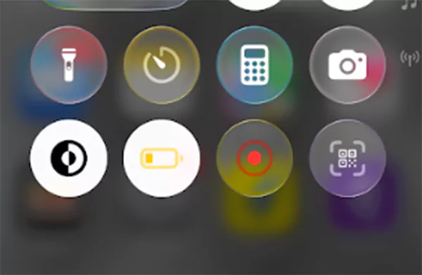 Red button will appear