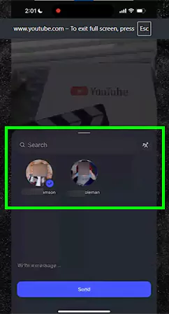 Send it to the primary account