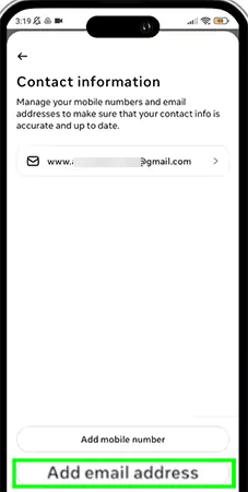 select Add email address