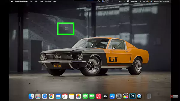 A toggle will appear on your screen