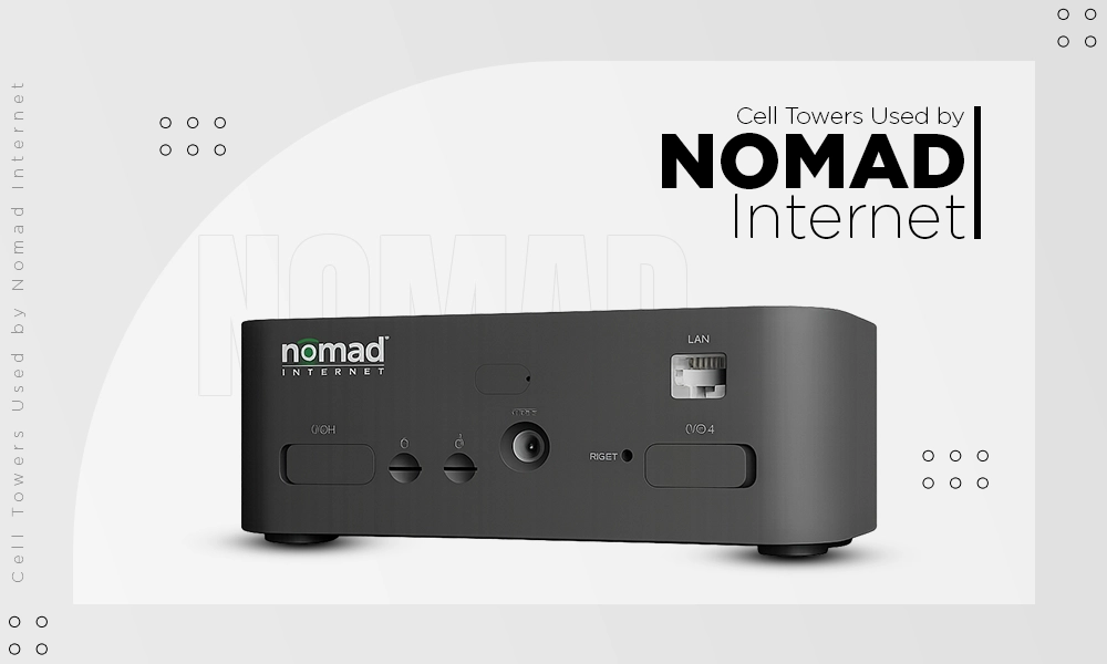 Cell Towers Used by Nomad Internet