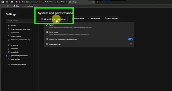 Go to Graphic Acceleration