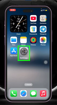 Open Settings on your iPhone