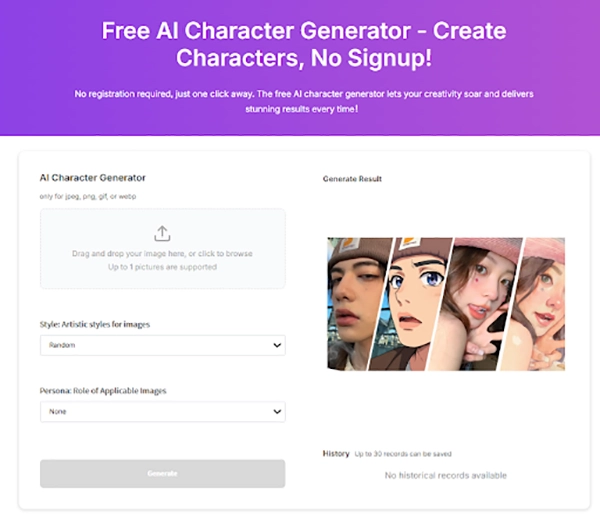 free AI Character