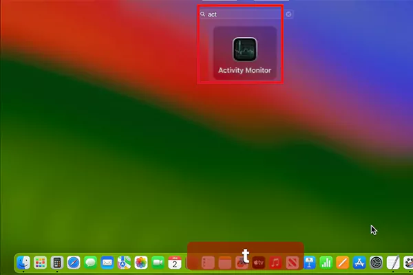 Open Activity Monitor on your Mac