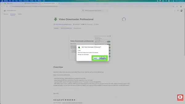 Select Add Extension 