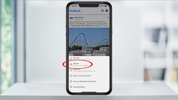 hide ad