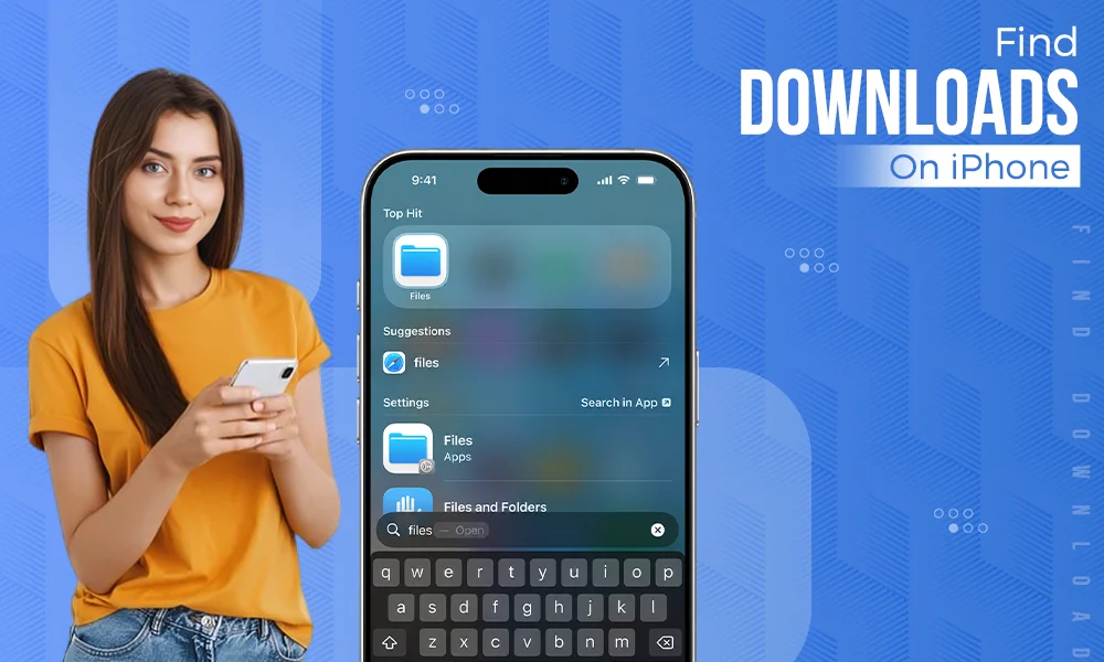 Find Downloads on iPhone
