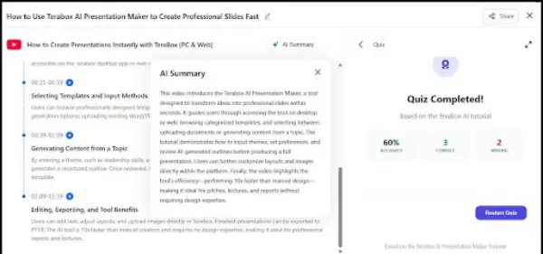 Generate Quizzes